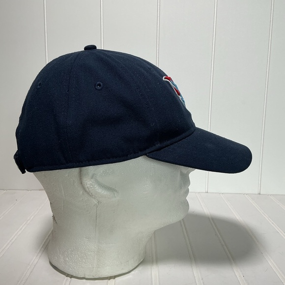New Era Tennessee Titans Navy Blue Adjustable NFL Logo Sports Hat Cap- READ - Picture 2 of 9